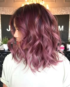 Aveda Vibrant Formulas, Blonde To Purple Hair, 90s Pink Hair, Violet Rose Hair, Purple Hair Blonde, Purple And Blonde Hair, Casual Hair, Mermaid Hair Color