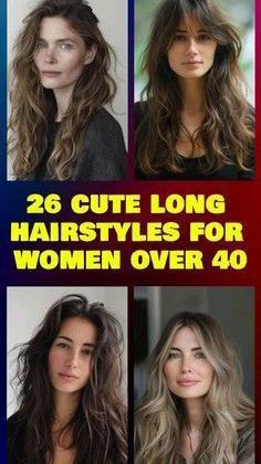 Long Masculine Hairstyles For Women, Long Hair Over 40, Long Hairstyles Ideas, Long Thick Curly Hair, Shaggy Long Hair, Long Hair Trends, Easy Hair Cuts, Stunning Hairstyles