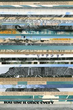 Paper Strip Collage E by Natasha Marie on GIANT ART - black abstract Jj Collage, Collage Art Projects, Striped Art, Paper Collage Art, Giant Art, Landscape Art Painting, Collage Art Mixed Media, Affordable Art Prints, Oversized Wall Art