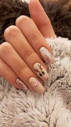 Grow Long Nails, Cute Christmas Nails, Christmas Nails Acrylic, Gorgeous Nails