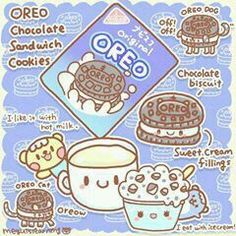 an image of cartoon characters with oreo cookies