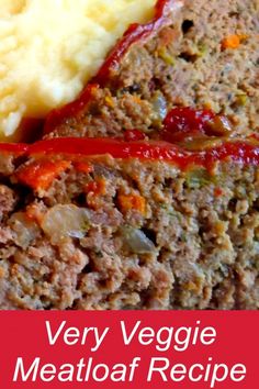 very veggie meatloaf recipe with mashed potatoes