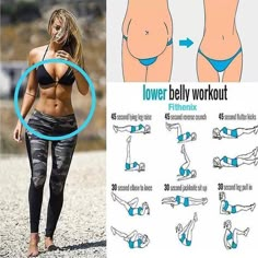 Membakar Lemak Perut, Modele Fitness, Lower Belly Workout, Fitness Routines, Lower Belly, Trening Pilates, Belly Fat Workout