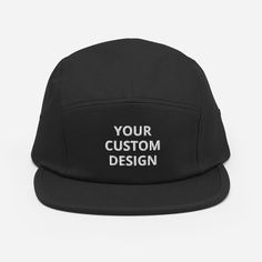 This Custom 5 Panel Hat, Custom 5 Panel Cap, Custom Five Panel Hat, 5 Panel Hat Black, Panel Hat Custom, 5 Panel Hat Women, 5 Panel Cap Custom, 5 Panel Hat Fish, 5 Panel Hat Bird is a perfect addition to your wardrobe! One size fits all. 5 Panel Cap | Yupoong 7005 - 100% cotton - Soft-structured, five-panel, low-profile cap - Metal eyelets - Nylon strap clip closure - Head circumference: 19⅝″-22½″ (48.3 cm-55.9 cm) - Blank product sourced from Vietnam or Bangladesh Customizable Outdoor Snapback Hat With Flat Bill, Customizable Flat Bill Snapback Hat For Outdoor, Customizable Black Fitted Hat With Flat Bill, Customizable Black Dad Hat Baseball Cap, Customizable Black Baseball Dad Hat, Customizable Black Dad Hat, Customizable 5-panel Snapback Hat, Customizable Black Fitted Cap, Customizable Black Cap