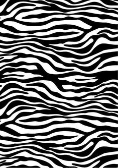 an abstract black and white background with wavy lines in the shape of zebras stripes