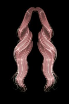 Anime Hair Reference Female Long, Anime Hairstyles Female Hair Reference, Long Hair Sketch, Anime Hairstyles Female, Drawing Hair Tutorial, Cute Eyes Drawing, Hair Illustration, Hair Curling Tips, Cartoon Hair