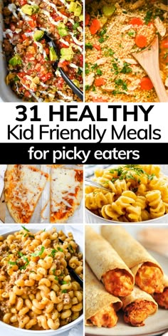 healthy kid friendly meals for picky eaters that are easy to make and delicious