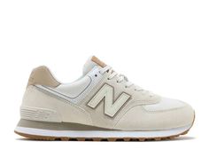 Beige New Balance, Shoes Wishlist, Trendy Shoes Sneakers, Clothing Aesthetic, Flight Club, Amazon Shop, New Balance 574, Closet Goals, Everyday Shoes