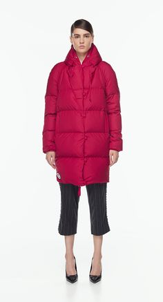 Down coat "Unicorn" raspberry MARCHI   348 USD