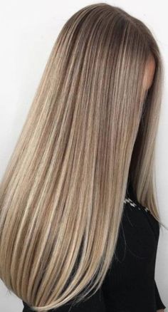 Brunette Blonde Highlights, Balayage Straight, Balayage Straight Hair, Summer Blonde Hair, Hairstyles Inspiration, Straight Blonde Hair, Dirty Blonde Hair, Honey Blonde Hair