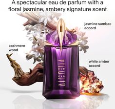 Mugler Alien - Eau de Parfum - Women's Perfume - Floral & Woody - With Jasmine, Wood, and Amber - Long Lasting Fragrance - 60 ml Alien Perfume, Profumo Victoria Secret, Mugler Alien, Thierry Mugler Alien, Jasmine Fragrance, Women's Perfume, Perfume Floral, Victoria Secret Perfume, Celebrity Perfume