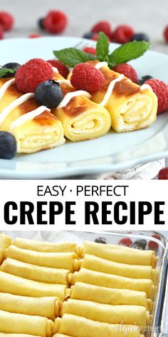 the crepe recipe is ready to be eaten