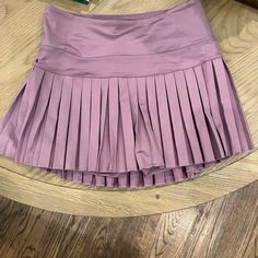 Gold Hinge Tennis Skirt - Color Plum, Pleated Tennis Skirt, Dual Side Hidden Pockets, Sweat Wicking Material, 15% Spandex, Gold Hinge Skirt, Pleated Tennis Skirt, Tennis Skirt, Color Purple, Hinges, Plum, Tennis, Womens Skirt, Spandex