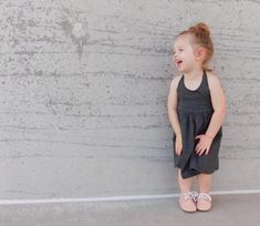 GIRLS HEATHER GRAY HALTER DRESS (0/3 M - 6T) Girls Halter Dress, Halter Dresses, Kids Leggings, Baby Rompers, Kids Graphic Tees, Leggings Kids, Dress Girls, Baby Romper, Gray Dress