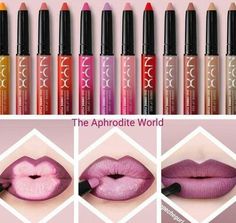 Ombré Lip, Ombre Lipstick, Affordable Makeup Brands, Maquillage Yeux Cut Crease, Ombre Lips, Beauty Make-up, Nyx Makeup, Affordable Makeup, Pink Lipstick