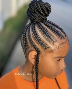 Quick Braided Hairstyles For Black Kids, Girls Cornrow Hairstyles, Girls Braided Hairstyles Kids, Braids Kids, Black Kids Braids Hairstyles, Kids Braids, Kid Braid Styles, Toddler Hairstyles