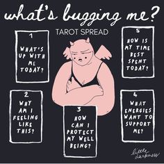 what's jugging me? tarot spread