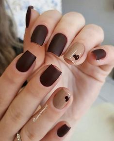 Ongles Beiges, Modern Nails, Fall Acrylic Nails, Brown Nails, Orange Nails, Minimalist Nails, Classy Nails, Chic Nails