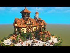 How To Build a Medieval Tavern in Minecraft 1.20 - YouTube Medieval Tavern Minecraft, Minecraft Tavern Build, Minecraft Tavern Ideas, Viking Tavern, Minecraft Tavern, Medieval Builds, Lush Cave, Taverna Medieval, Minecraft Survival World