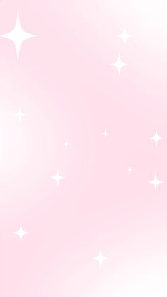 a pink background with white stars on it