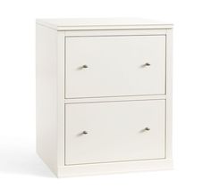 a white cabinet with two drawers on the bottom and one drawer open to reveal something