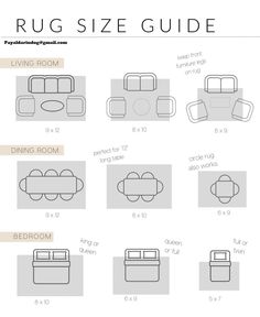 the rug size guide for living room furniture