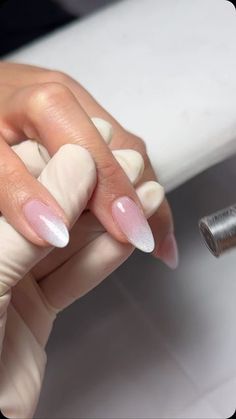 𝐍𝐀𝐈𝐋𝐒 𝐁𝐘 𝐊𝐀𝐓𝐇𝐘 on Instagram: "Ombre with cateye nails 🫶🏻

#naildesign #kathyynails #downtowntoronto #gelnail #chromenails #almondnails #nailsofinstagram #nails #nailart #ombrenails #whiteombrenails #cateyenails #velvetnails" Cateye Nails, Velvet Nails, White Ombre, Cat Eye Nails, Chrome Nails, Ombre Nails, Nails Nailart, Almond Nails, Nail Inspo