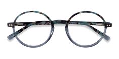 Floral round eyeglasses available in variety of colors to match any outfit. These stylish full-rim, large sized acetate eyeglasses include free single-vision prescription lenses, a case and a cleaning cloth. Round Eyeglasses, Prescription Eyeglasses, Prescription Lenses, Cleaning Cloth, Lenses, Frame, Floral, Color