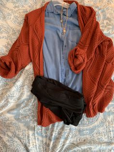 Fall Bohemian Crew Neck Cardigan, Orange Long Sleeve Bohemian Cardigan, Oversized Brown Bohemian Cardigan, Bohemian V-neck Cardigan For Winter, Fall Bohemian V-neck Cardigan, Smart Casual Wear, Cute Comfy Outfits, Clothing Hacks, Hot Outfits