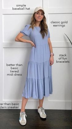 Modest Mom Outfits, Summer Modest Outfits, Sahm Outfits, Everyday School Outfits, Basic Summer Outfits, 21 Outfits, Casual Classy Outfits, Easy Summer Outfit, Outfits For Summer