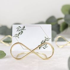 10 Pack Gold Infinity Shaped Metal Card Holders 3 Inch Infinity Card, Table Number Stands, Metal Card Holder, Infinity Rings, Table Number Holders, Table Card Holder, Gold Backdrop, Name Card Holder, Wedding Card Holder