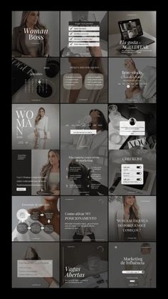 Woman Boss Instagram Grid Design, Real Estate Fun, Cohesive Instagram Feed, Instagram Business Account, Insta Layout, Boss Woman, Instagram Feed Layout, Autumn Instagram, Instagram Grid