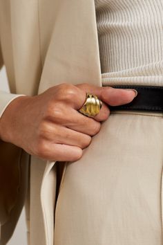 Ring Poses, Recycled Gold Ring, Recycled Ring, Net Sustain, Recycled Gold, Classic Silhouette, David Yurman, Net A Porter, Jewellery And Watches