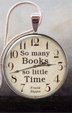 there is a clock that reads so many books so little time