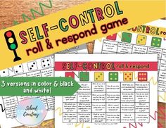 the self control roll and respond game