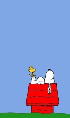 a cartoon character laying on top of a red box with a star in his hand