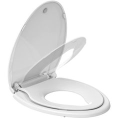 an open toilet seat with the lid up