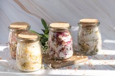 Bath Salt Jars, Bath Salt Gift Set, Floral Bath Salts, Bath Salts Gift, Botanical Bath, Essential Oils Bath, Citrus Essential Oil