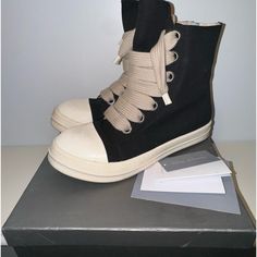 Reposhing This Item I Purchased From @Vmolinav18. Loved It, But Ready To Rotate For Something New. Questions? Leave A Comment Below! Black Rick Owens Shoes, High Top Rick Owens, Rick Owens Lunar Boots, Rick Owens Footwear, Rick Owens Accessories, Rick Owens Shoes, Swag Shoes, Rick Owens, Men's Shoes