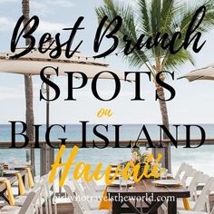 the best beach spots on big island have been featured in this postcard for an article