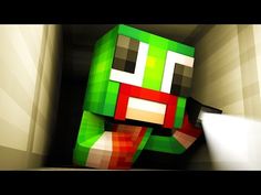 an image of a minecraft creeper running through the room with his arm out