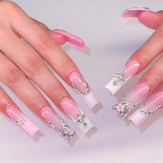 PRICES MAY VARY. Fake nails long length are the ideal choice for parties and weddings. Press on nails instantly showcase perfect nail shapes. Press on nail add charm and color to your overall look Fake nails square,enjoy the fun of changing your style. Lightweight and comfortable, with a natural beauty. False nails contains 24 pcs acrylic nails, allowing you to choose the fake nail pieces that fit your nail size. Application: 1.Wash hand and push back cuticles. 2.File and shape your nails. 3.Cho Nagel Tips, Purple Diamond, Flower Soft, Gold Powder, Long Square Acrylic Nails, Unique Acrylic Nails, Pink And White Flowers