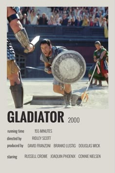 Gladiator Minimalist Poster, The Gladiator Movie, Gladiator Movie Poster, Gladiator Poster, Gladiator Film, Gladiator 2000, Gladiator Movie