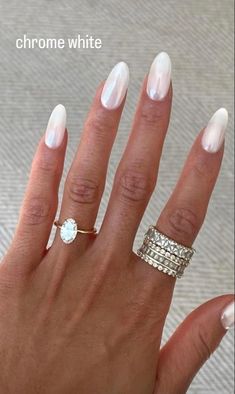 White Chrome Nails, Hoco Nails, Engagement Nails, Press Nails, Accessories Photography, Nails Press, White Chrome, Gel Press