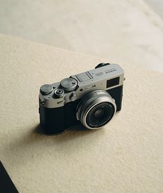 a camera sitting on top of a table