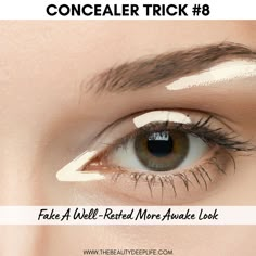 Concealer Tricks, Makeup Tips For Older Women, Face Makeup Tips, Hooded Eye Makeup, Makeup Game, Eye Makeup Tips, Beauty Makeup Tips, Looks Black, Contour Makeup