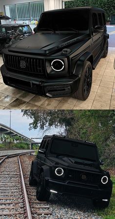 there are two different pictures of the same vehicle on this page, one is black and the other is white