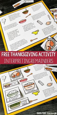 thanksgiving activity for kids to help them learn how to cook