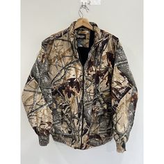 For sale is a vintage Camo jacket. Size large fit. Measurments below. Good overall condition. May need light wash LENGTH -- 26.5 inches PIT TO PIT -- 24.5 inches SLEEVE LENGTH -- 19.5 inches *PLEASE NOTE ALL MY ITEMS MAY CONTAIN UNMENTIONED FLAWS SUCH AS HOLES RIPS AND STAINS* All sales final. I do bundle deals as well Vintage Camo Jacket, Camo Hunting Jacket, Real Tree Camo, Jacket Ideas, Hunting Jackets, Real Tree, Realtree Camo, Camo Jacket, Mossy Oak