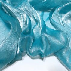 Hanfu Skirt, Stage Costume, Weave Style, Organza Fabric, Cloth Material, Dress Sewing, Tulle Fabric, Blue Glitter, Crepe Fabric